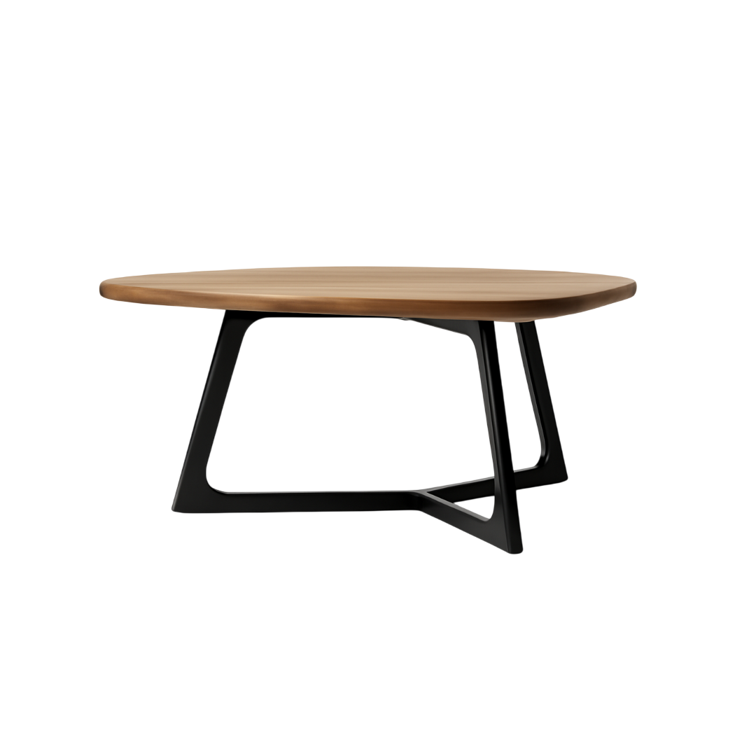 SGE-TB-4001 Organic Triangle Mango Wood Coffee Table - Starlight Global Export
